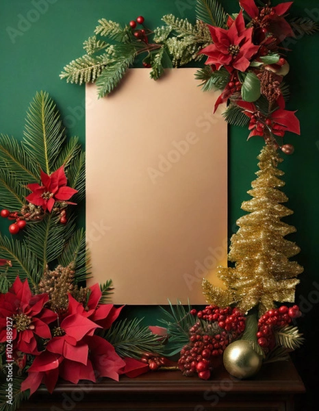 Fototapeta 크리스마스 배경