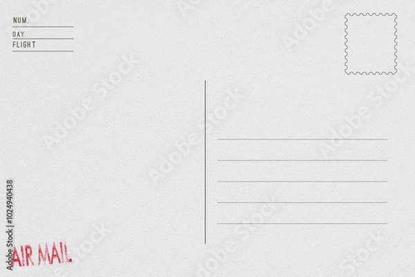 Obraz Blank of the old postcard with space for text