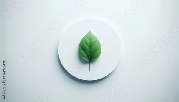 Obraz "Serene Simplicity: AI-Generated Minimalist Art", Generative Ai