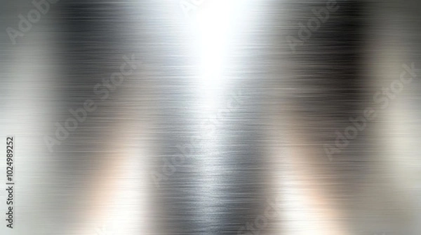 Obraz Metallic texture with subtle linear patterns on a shiny surface