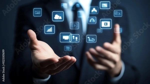 Fototapeta CRM systems support multi-channel communication with customers.