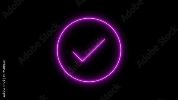 Fototapeta Warning Sign Neon Style, Design Elements.danger warning attention sign with exclamation. neon warning sign icon.