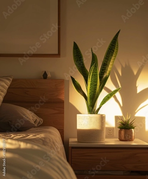 Obraz bedroom with plant