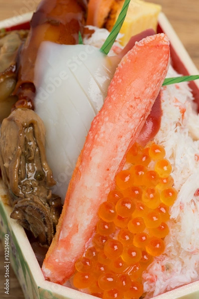 Fototapeta 海鮮丼