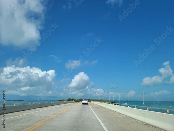 Obraz Scenic Florida Keys Coastal Highway