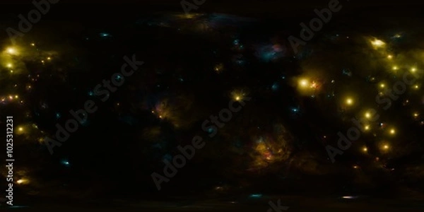 Fototapeta Vivid HDRi Nebula – Ultra-Realistic Space Atmosphere