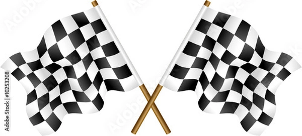 Obraz Chekered flags