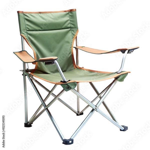 Obraz Green foldable camping chair