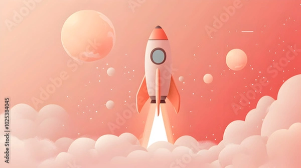 Obraz Digital Marketing Milestone Visualization