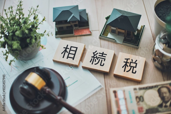 Fototapeta 相続税トラブル裁判イメージ