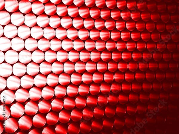 Obraz red background with balls