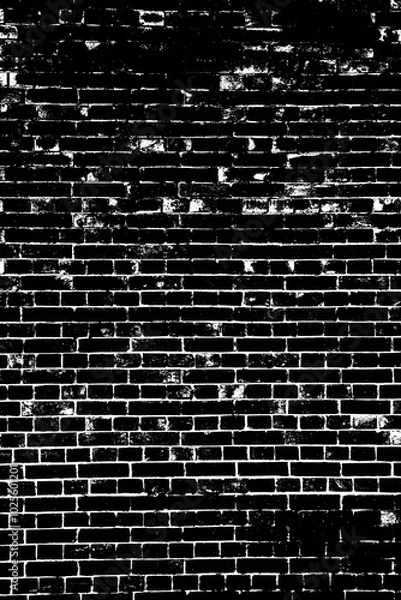 Obraz レンガ壁 2諧調