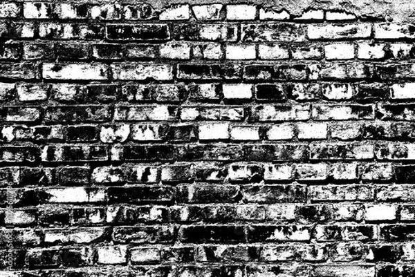 Obraz レンガ壁 2諧調