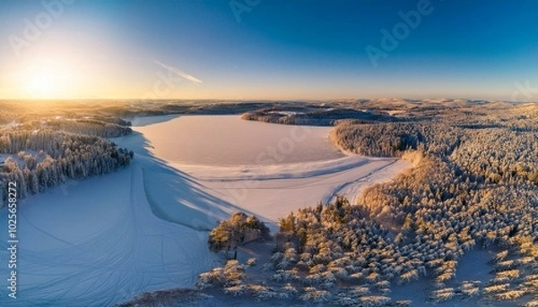 Obraz The vastness evokes a sense of wonder and isolation.  