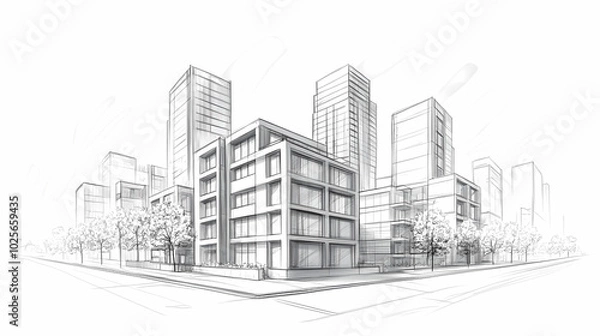 Obraz Design your dream buildings, hotels, and apartments with custom imagery. Ideal for creating stunning designs