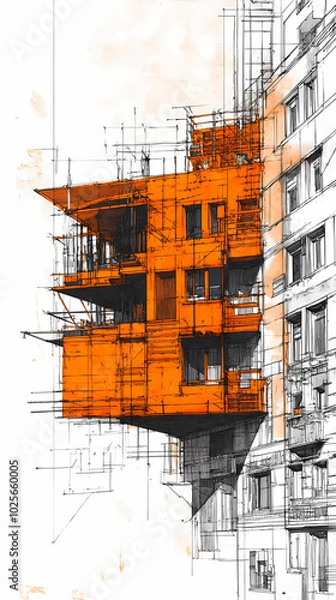 Fototapeta Design your dream buildings, hotels, and apartments with custom imagery. Ideal for creating stunning designs