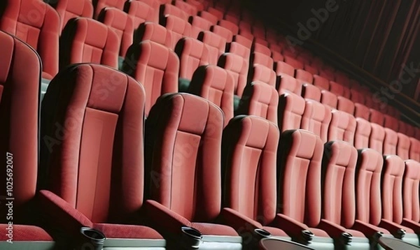 Obraz  Empty auditorium with close seats