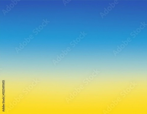 Obraz 青と黄色の滑らかなグラデーション背景