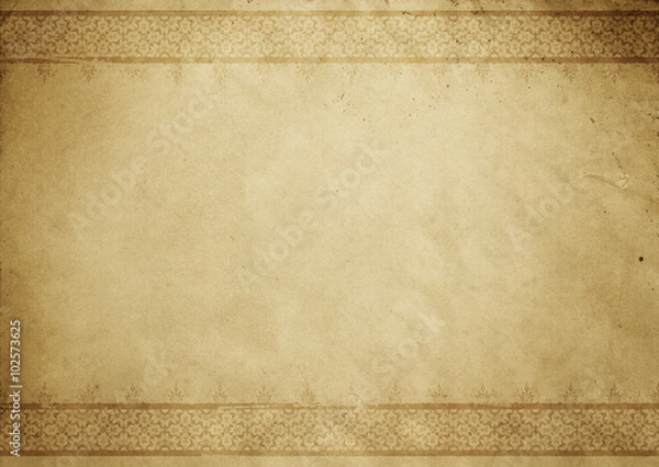 Obraz Old paper with vintage border.