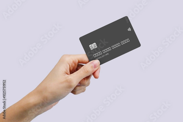 Fototapeta Secure Payment with Contactless Payment Card