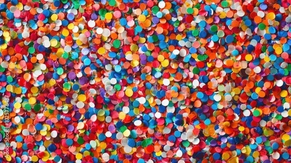 Fototapeta Colorful Confetti Background for Celebrations and Events