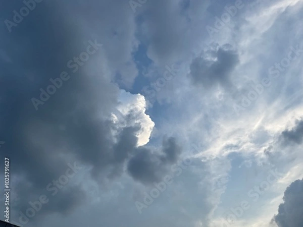 Fototapeta clouds in the sky