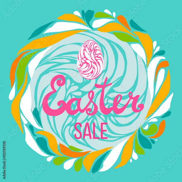 Obraz Vector easter eggs set