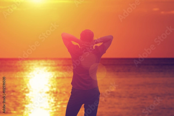 Obraz Enjoying the ocean / sea scenic.