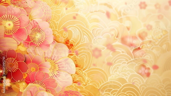 Obraz 和柄の背景