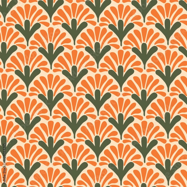 Obraz Geometric floral pattern for your design
