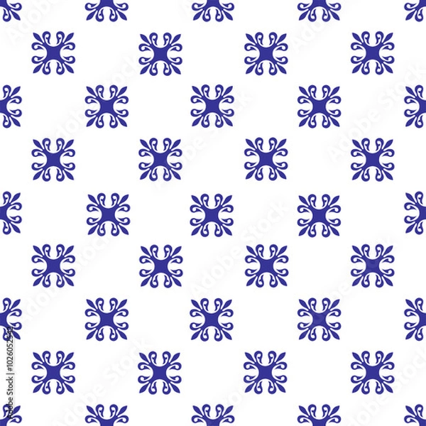 Obraz pattern with snowflakes