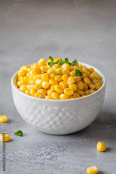Obraz Ripe corn isolated on a white background.