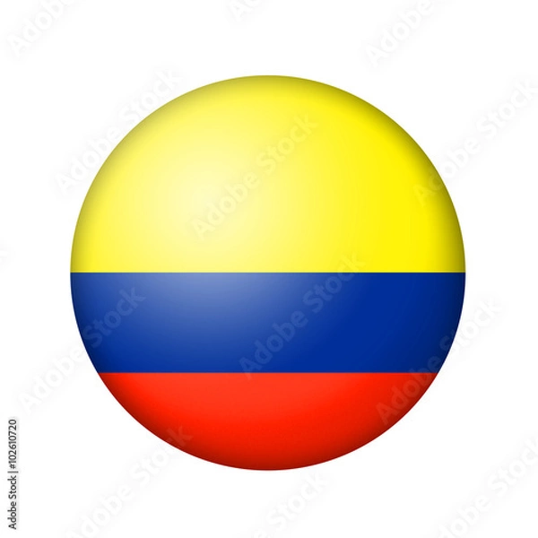 Fototapeta The Colombian flag
