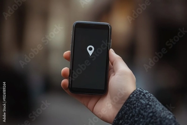 Fototapeta Personalized Marketing Using Mobile Geolocation