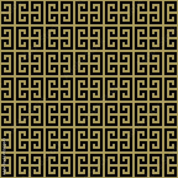 Fototapeta Seamless Traditional Greek Mosaic Pattern