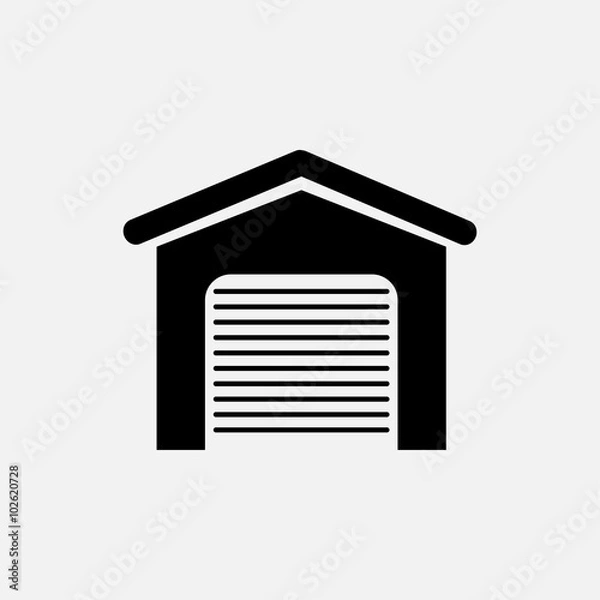 Fototapeta garage  icon