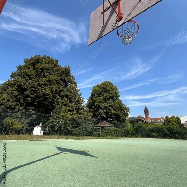 Obraz Basketballplatz