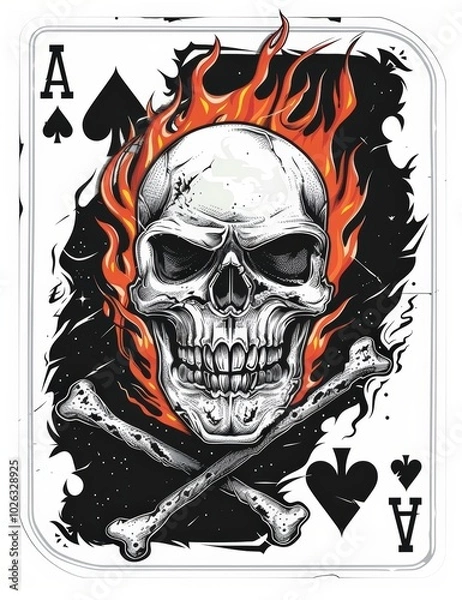 Obraz Ace of Spades Skull