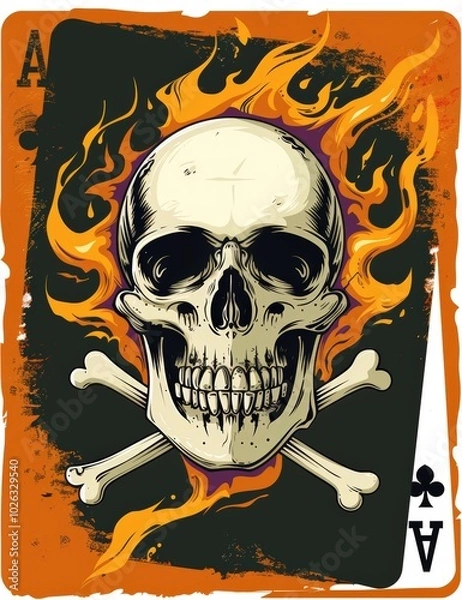 Obraz Ace of Spades Skull