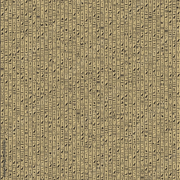 Fototapeta Egyptian hieroglyphic background