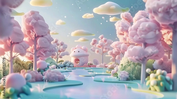 Obraz cartoon background