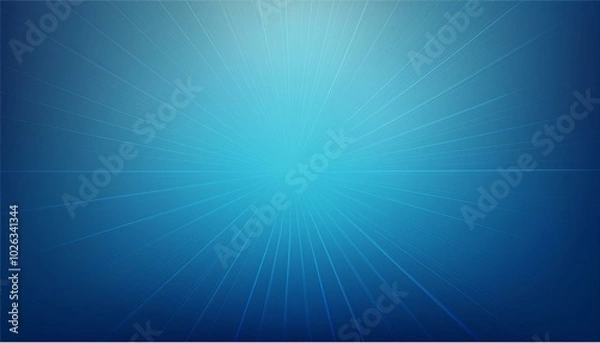 Fototapeta abstract blue light defocused gradient  background texture horizontal