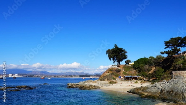 Fototapeta Vista desde Cueva del Pirata Quintero