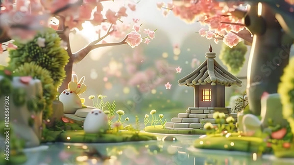 Fototapeta cartoon background