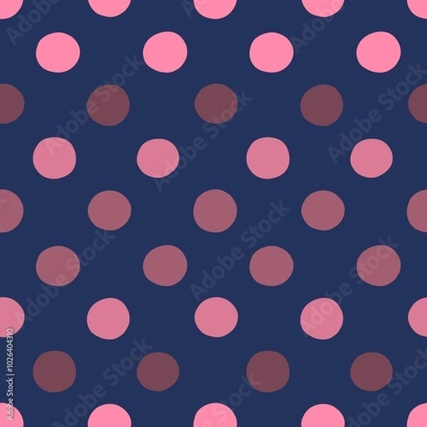 Obraz Seamless pattern with polka dots
