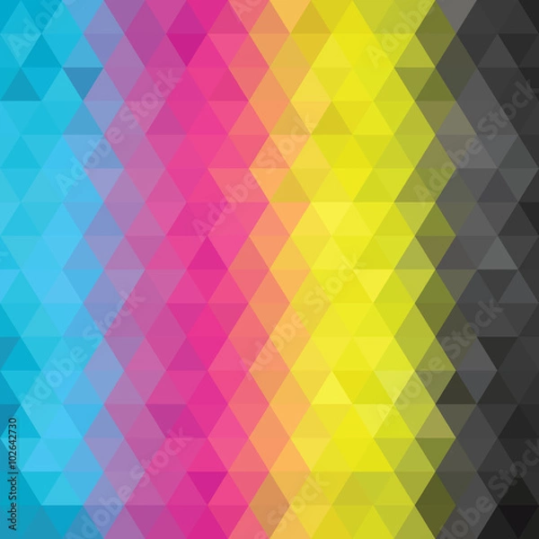 Obraz Abstract CMYK color