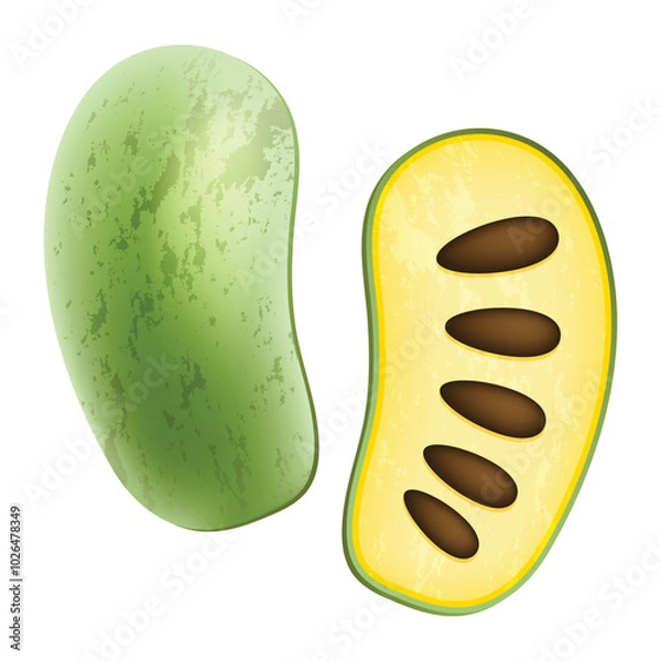 Obraz paw paw fruit