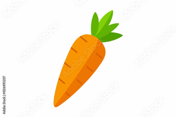 Obraz carrot Daucus Carota's creative vector design