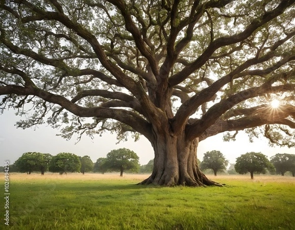Fototapeta AI generated tree