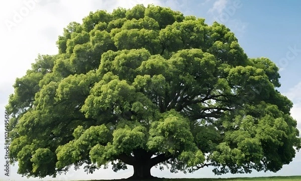 Fototapeta AI generated tree 